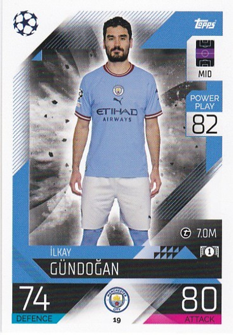 #019 Ilkay Gundogan (Manchester City) - Topps Match Attax 2022/23