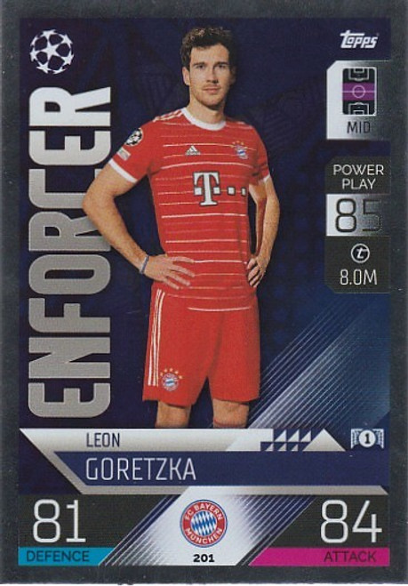 #201 Leon Goretzka (Bayern Munich) - Topps Match Attax 2022/23