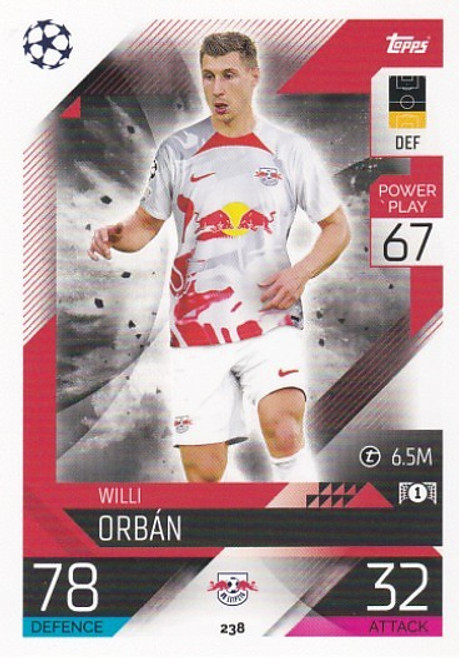 #238 Willi Orban (RB Leipzig) - Topps Match Attax 2022/23