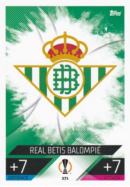 #271 Club Badge (Real Betis) - Topps Match Attax 2022/23