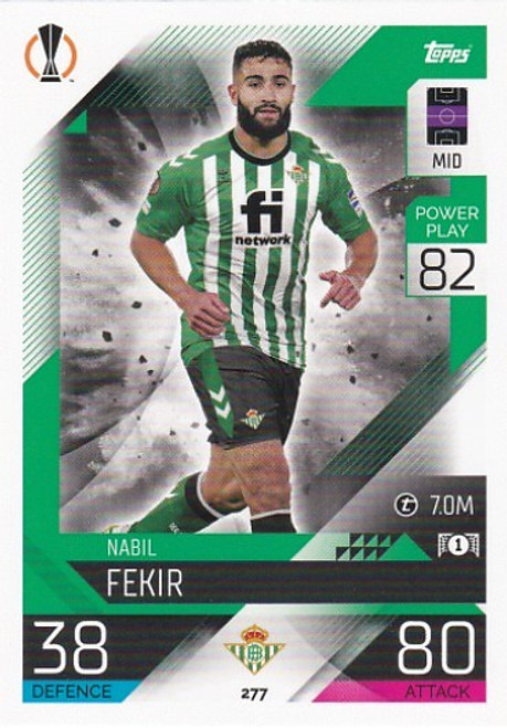 #277 Nabil Fekir (Real Betis) - Topps Match Attax 2022/23