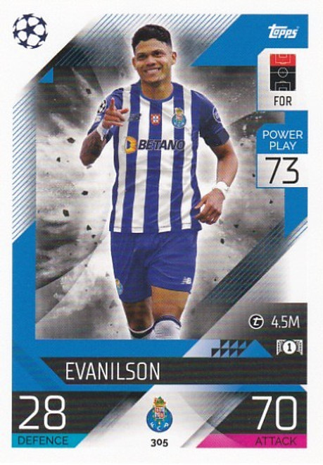#305 Evanilson (Porto) - Topps Match Attax 2022/23
