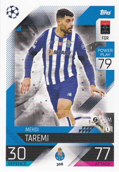 #306 Mehdi Taremi (Porto) - Topps Match Attax 2022/23
