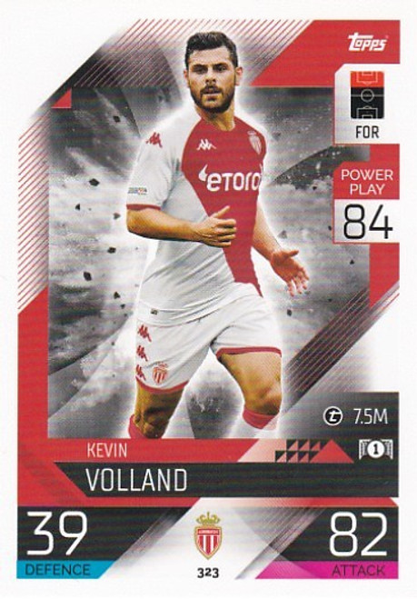 #323 Kevin Volland (Monaco) - Topps Match Attax 2022/23