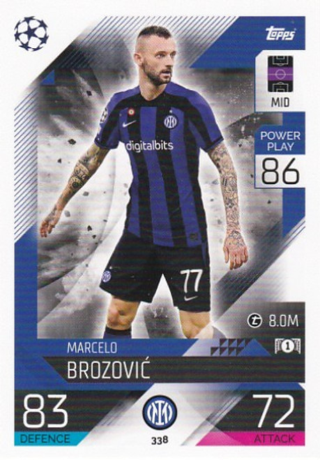 #338 Marcelo Brozovic (Inter Milan) - Topps Match Attax 2022/23