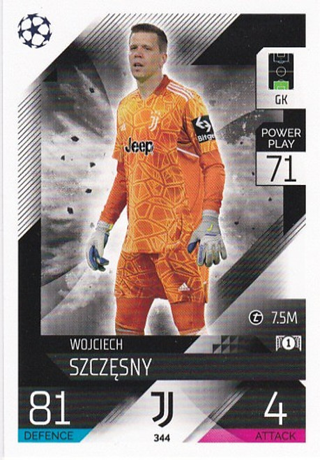 #344 Wojciech Szczesny (Juventus) - Topps Match Attax 2022/23