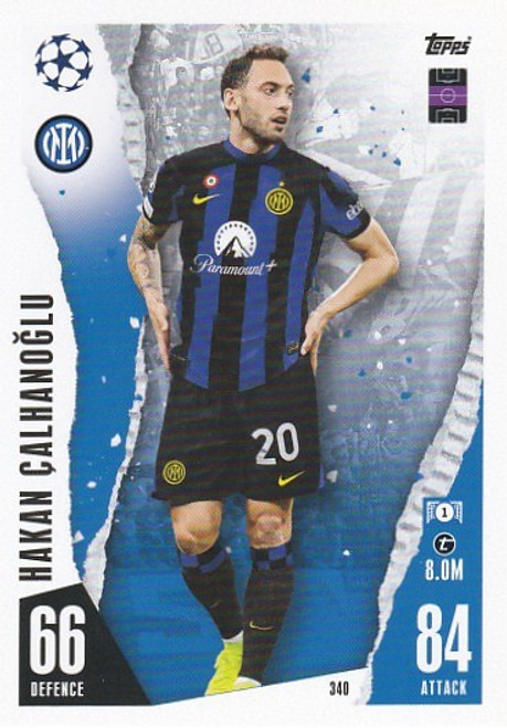 #340 Hakan Calhanoglu (Inter Milan) - Topps Match Attax 2023/24
