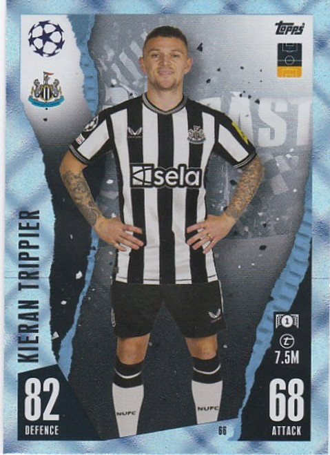 #066 Kieran Trippier (Newcastle United) - CRYSTAL PARALLEL - Topps Match Attax 2023/24 #066 Kieran Trippier (Newcastle United) - CRYSTAL PARALLEL - Topps Match Attax 2023/24