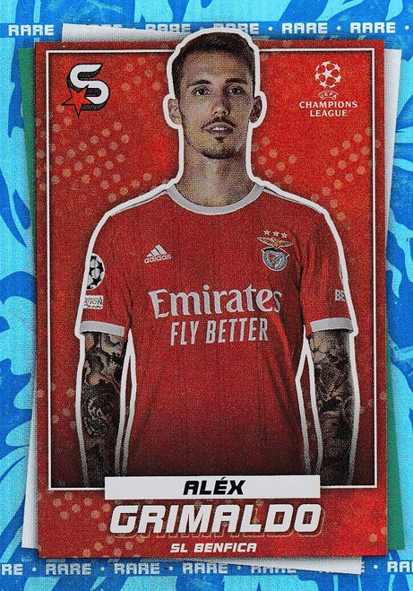 #149 Alex Grimaldo (Benfica) - BLUE PARALLEL (RARE) - Topps Superstars 2022/23