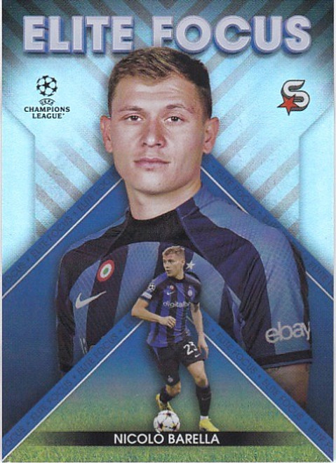 EF-NB - Nicolo Barella (Inter Milan) - ELITE FOCUS - Topps Superstars 2022/23
