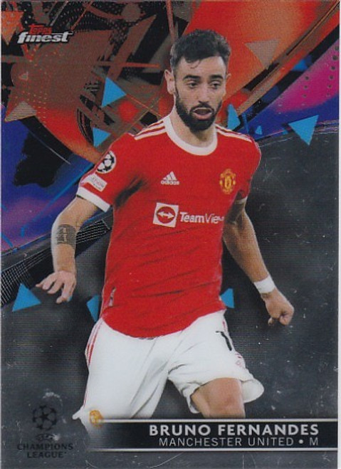 #66 Bruno Fernandes (Manchester United) - Topps Finest Champions League 2021/22