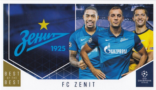 #111 Zenit (Malcom, Artem Dzyuba & Mikhail Kerzhakov) - Topps UEFA Champions League Best of the Best 2020/21