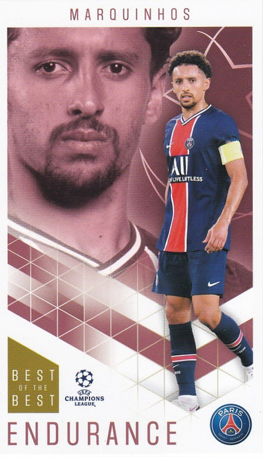 #058 Marquinhos (PSG) - ENDURANCE - Topps UEFA Champions League Best of the Best 2020/21