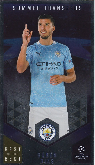 #129 Ruben Dias (Manchester City) - SUMMER TRANSFERS - Topps UEFA Champions League Best of the Best 2020/21