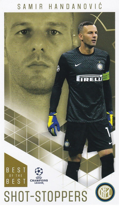 #006 Samir Handanovic (Inter Milan) - SHOT-STOPPERS - Topps UEFA Champions League Best of the Best 2020/21