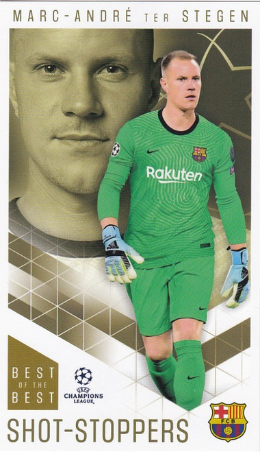 #004 Marc-Andre Ter Stegen (Barcelona) - SHOT-STOPPERS - Topps UEFA Champions League Best of the Best 2020/21