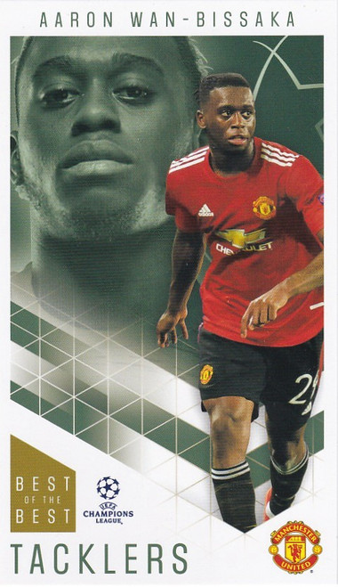 #017 Aaron Wan-Bissaka (Manchester United) - TACKLERS - Topps UEFA Champions League Best of the Best 2020/21