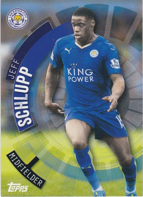 #051 Jeff Schlupp (Leicester City) - Topps Premier Club 2015/2016 (Premier League)