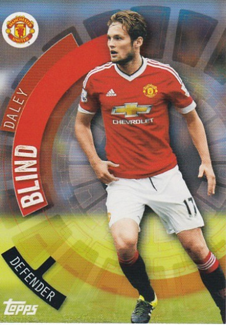 #070 Daley Blind (Manchester United) - Topps Premier Club 2015/2016 (Premier League)