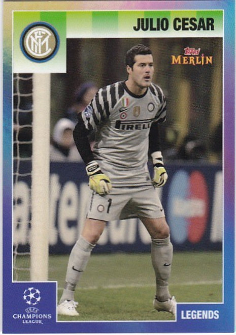 #105 Julio Cesar (Inter Milan) - LEGENDS - Topps Merlin Heritage 95 2020/21 (Champions League)