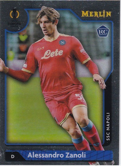 #002 Alessandro Zanoli (Napoli) - Topps Merlin Chrome 2021/22