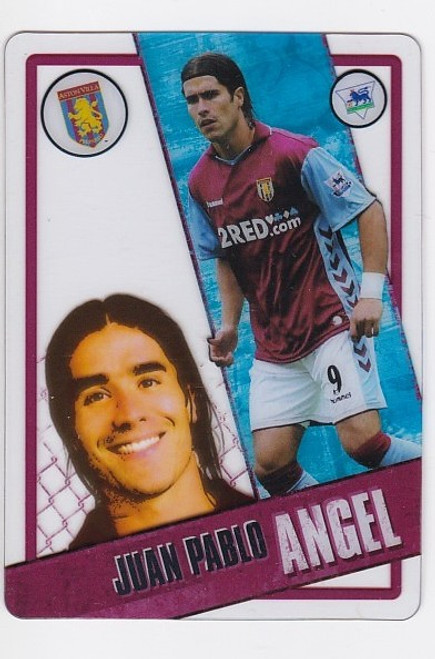 #009 Juan Pablo Angel (Aston Villa) - Topps i-Cards Premier League 2006/07