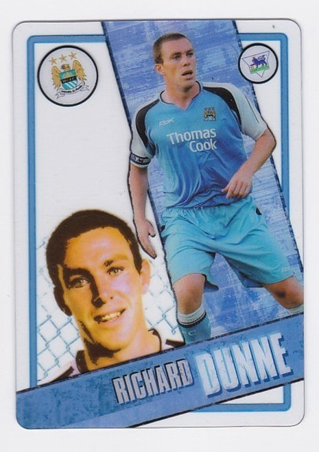 #046 Richard Dunne (Manchester City) - Topps i-Cards Premier League 2006/07