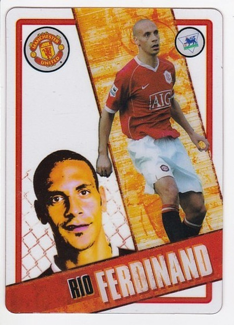 #051 Rio Ferdinand (Manchester United) - Topps i-Cards Premier League 2006/07
