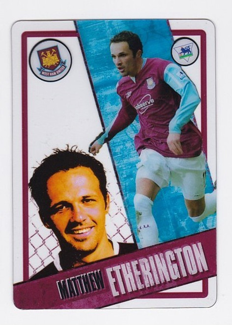 #095 Matthew Etherington (West Ham United) - Topps i-Cards Premier League 2006/07