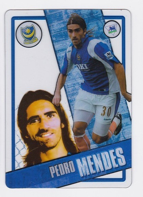 #069 Pedro Mendes (Portsmouth) - Topps i-Cards Premier League 2006/07