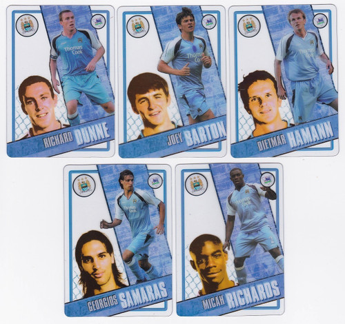 TEAM SET - Manchester City - Topps i-Cards Premier League 2006/07