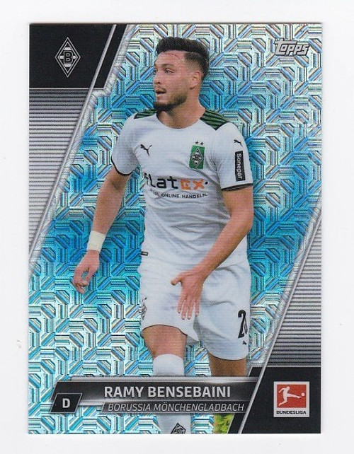 #081 Ramy Bensebaini (Borussia Mönchengladbach) - MOJO PARALLEL - Topps Bundesliga Japan Edition 2021/22