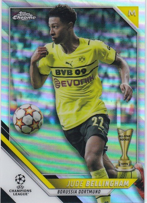 #058 Jude Bellingham (Borussia Dortmund) - REFRACTOR PARALLEL - Topps Chrome UEFA Champions League 2021/22