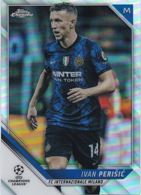 #158 Ivan Perisic (Inter Milan) - REFRACTOR PARALLEL - Topps Chrome UEFA Champions League 2021/22