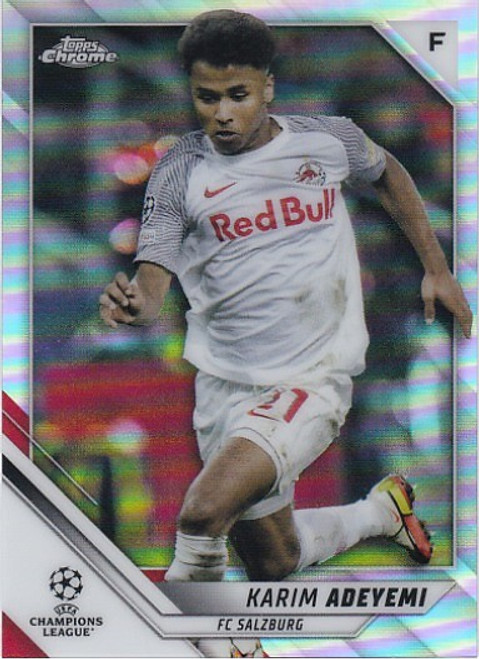#145 Karim Adeyemi (RB Salzburg) - REFRACTOR PARALLEL - Topps Chrome UEFA Champions League 2021/22