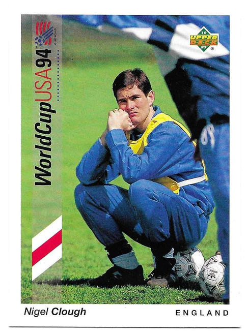 #159 Nigel Clough (England) - Upper Deck World Cup 1994 ENG/GER Preview