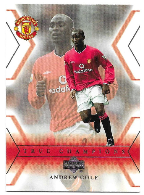 #114 Andrew Cole - Upper Deck Manchester United 2001/2002