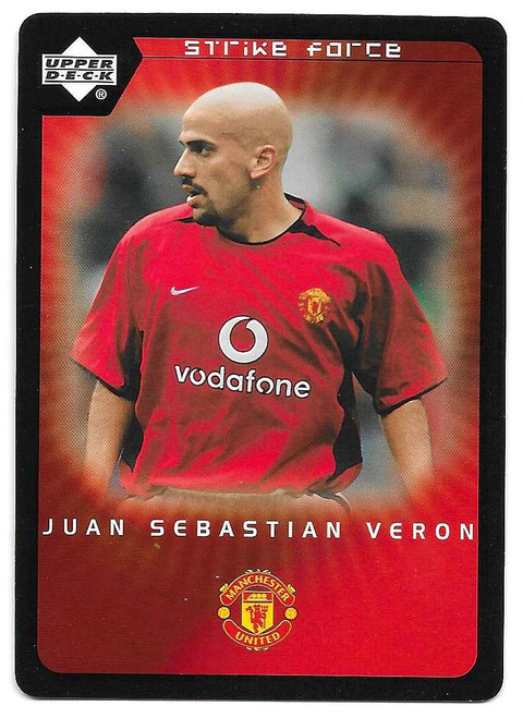 #055 Juan Sebastian Veron - Upper Deck Manchester United Strike Force 2003