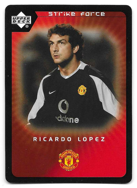 #095 Ricardo Lopez - Upper Deck Manchester United Strike Force 2003