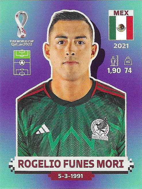 MEX18 - Rogelio Funes Mori (Mexico) - Panini World Cup 2022 - Sticker