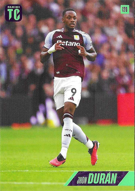 #120 Jhon Duran (Aston Villa) - Panini Top Class Premier League 2025