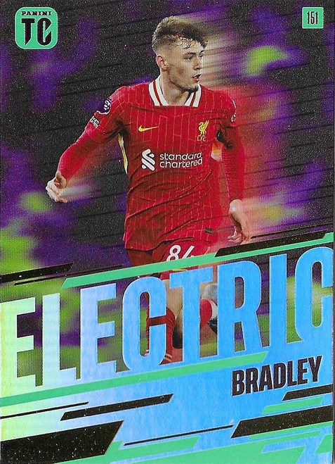 #151 Conor Bradley (Liverpool) - ELECTRIC - Panini Top Class Premier League 2025