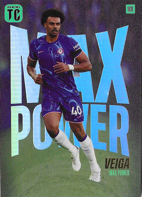 #168 Renato Veiga (Chelsea) - MAX POWER - Panini Top Class Premier League 2025