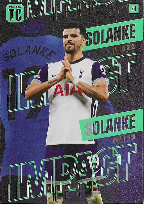 #211 Dominic Solanke (Tottenham) - IMPACT - Panini Top Class Premier League 2025