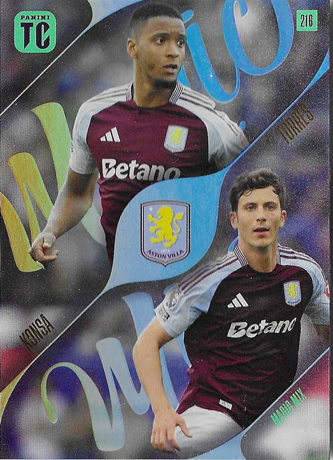 #216 Ezri Konsa & Pau Torres (Aston Villa) - MAGIC MIX - Panini Top Class Premier League 2025
