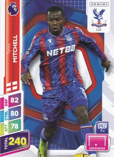 #120 Tyrick Mitchell (Crystal Palace) - Panini Adrenalyn XL Premier League PLUS 2025