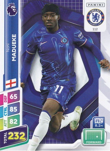 #112 Noni Madueke (Chelsea) - Panini Adrenalyn XL Premier League PLUS 2025