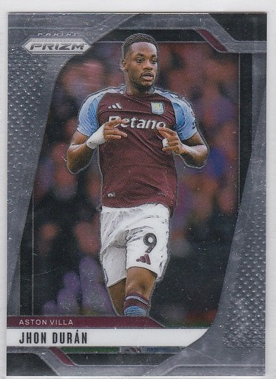 #063 Jhon Duran (Aston Villa) - Panini Prizm Premier League 2024/25