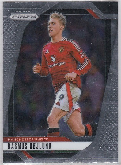 #135 Rasmus Hojlund (Manchester United) - Panini Prizm Premier League 2024/25