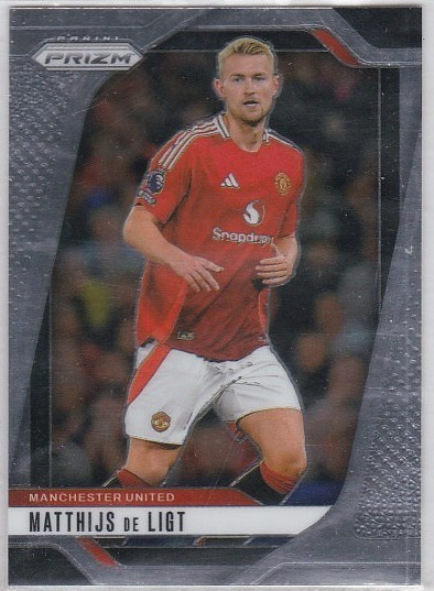 #125 Matthijs De Ligt (Manchester United) - Panini Prizm Premier League 2024/25